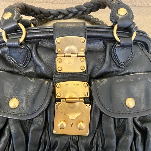 Authentic vintage miu miu matelasse frame satchel - Picture 9 of 13